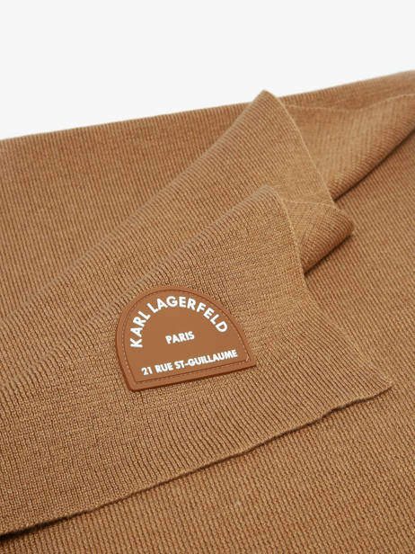 Sjaal Rue St Guillaume Karl lagerfeld Bruin rsg A4W33113 ander zicht 1